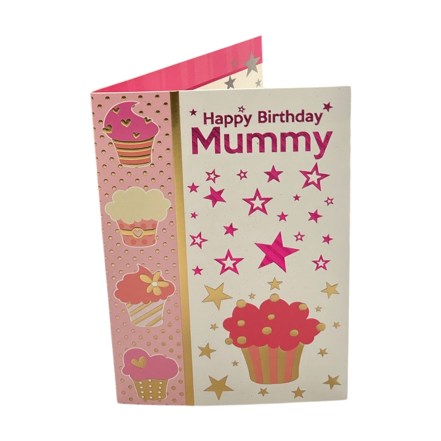 To Mummy Juvenile Cupcakes Design Birthday Card