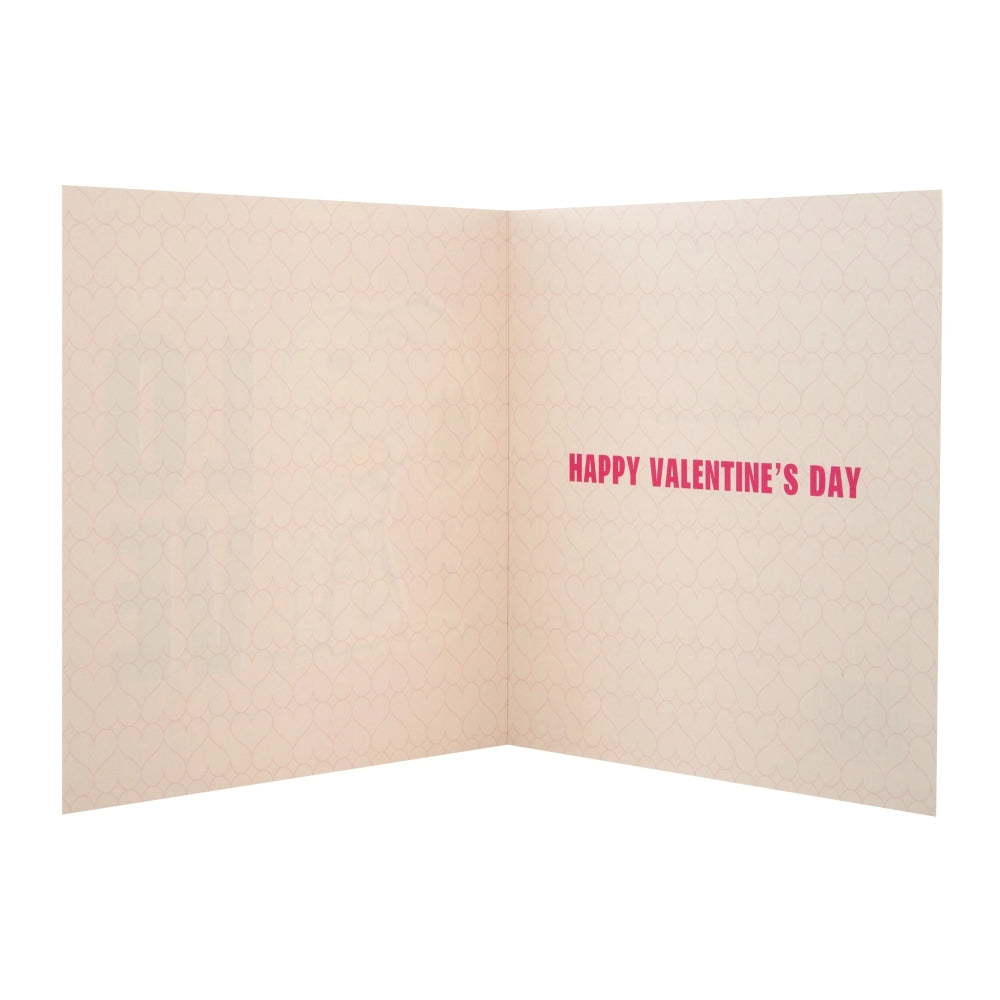 Cute PEANUTS™ Hug Design with Red Foil for the One I Love Valentine's Day Card