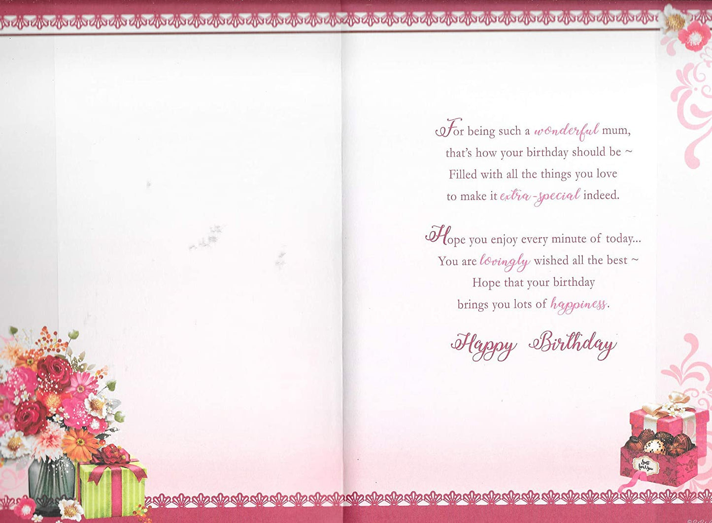 To A Special Mum On Your Birthday Keepsake Treasures Greeting Card