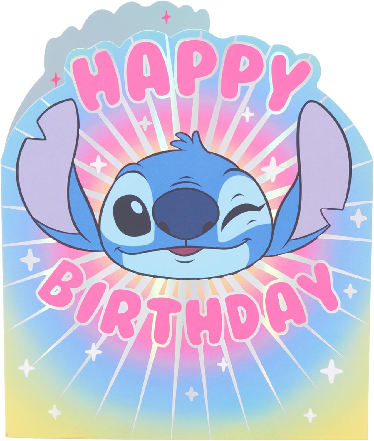 Disney Lilo & Stitch's Face Design Birthday Card