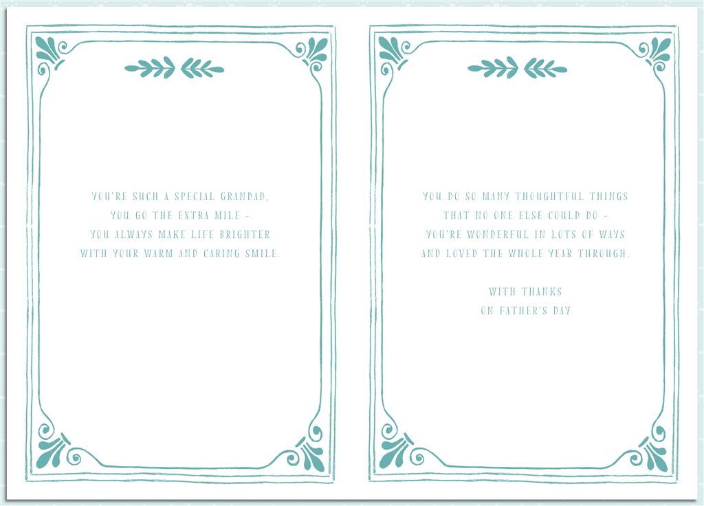 No One Else is Quite Like You Grandad Father's Day Card