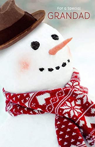 Special Grandad Classic Frosty Snowman Design Christmas Card