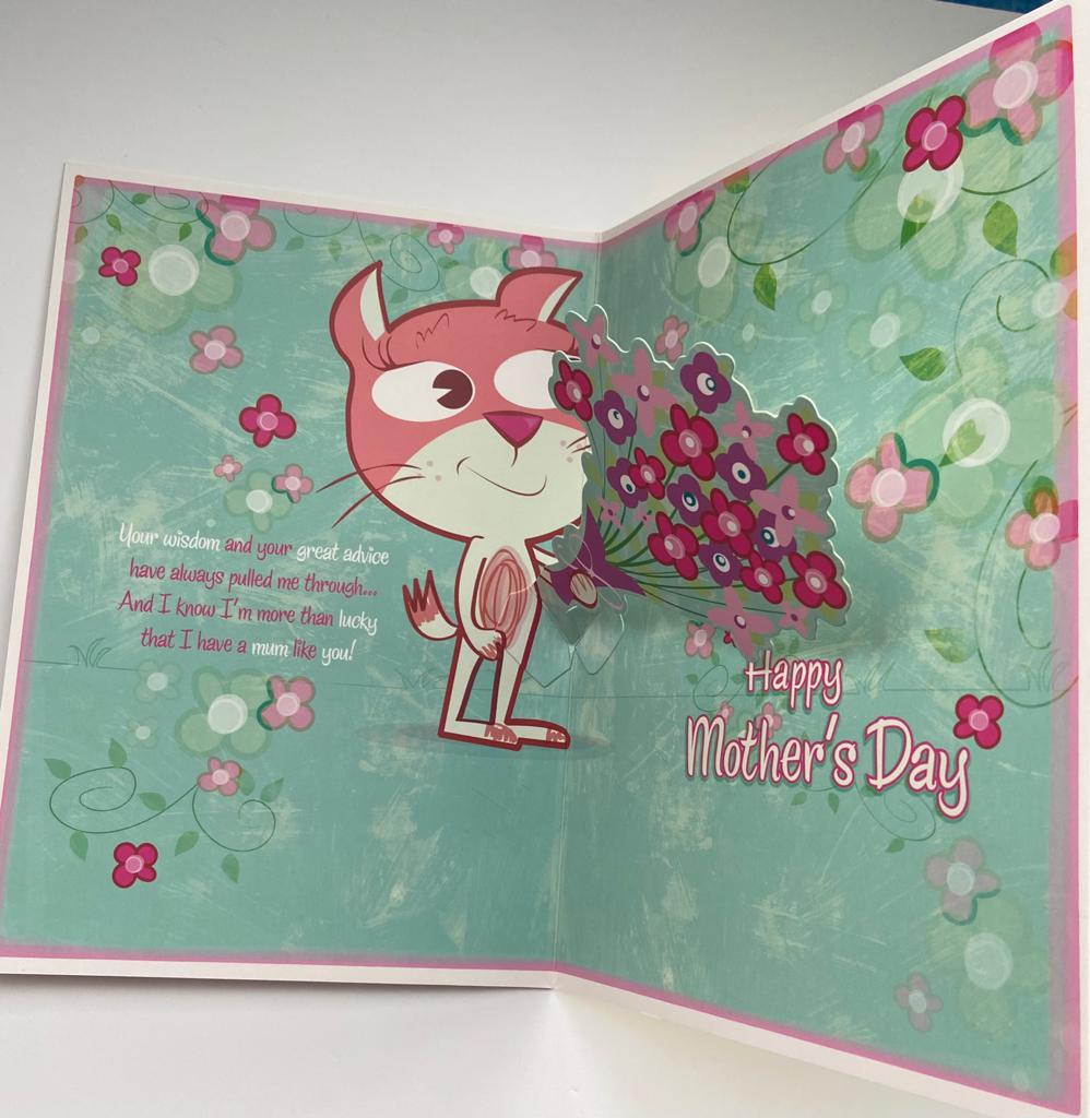 Pop Up Mad As Cheese Mum Mother's Day Card