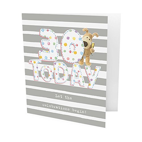 30th Birthday Card Let the celebrations begin! Age 30 Boofle New Card