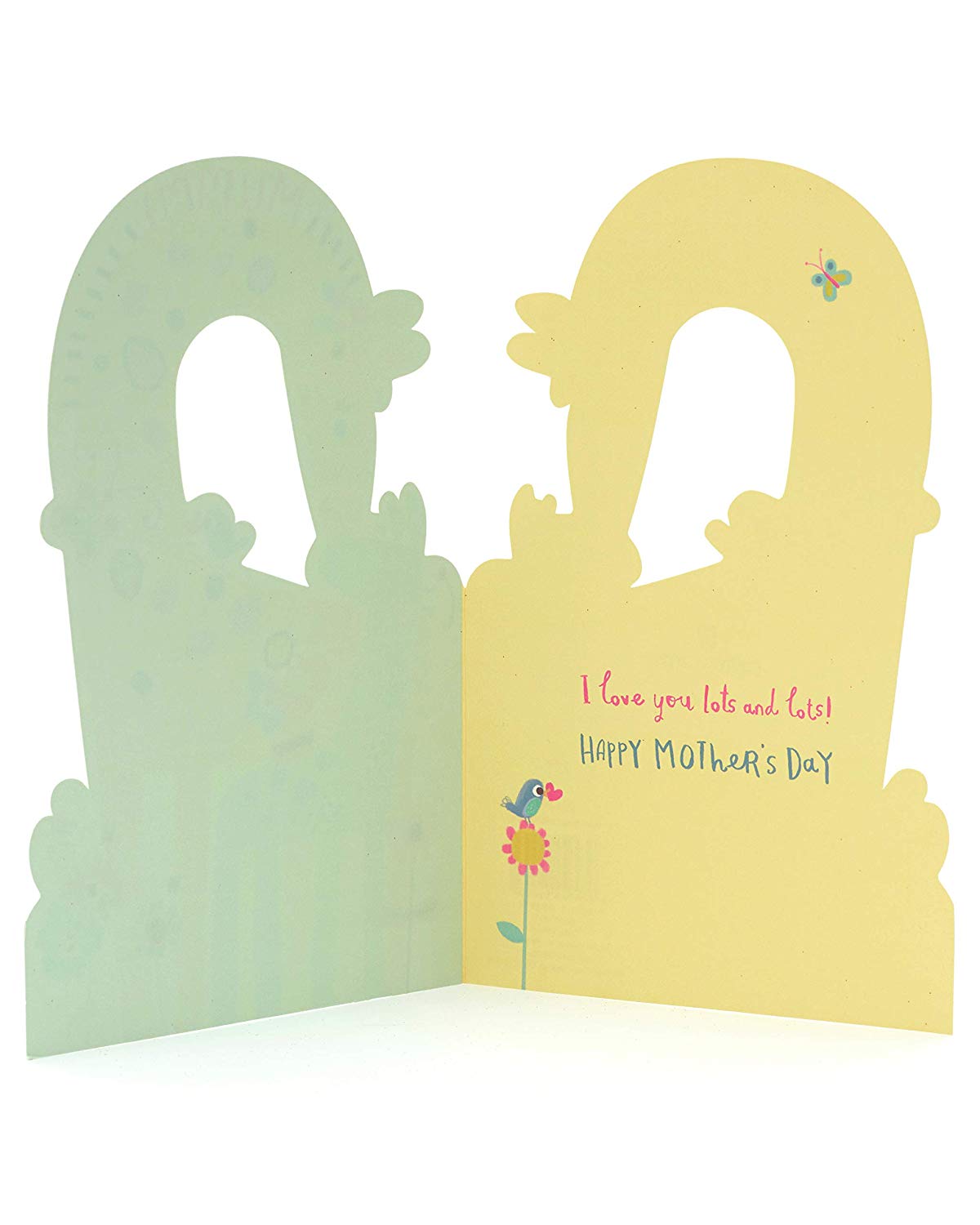 To Mummy From Son/From Daughter Cute Giraffes Mother's Day Card