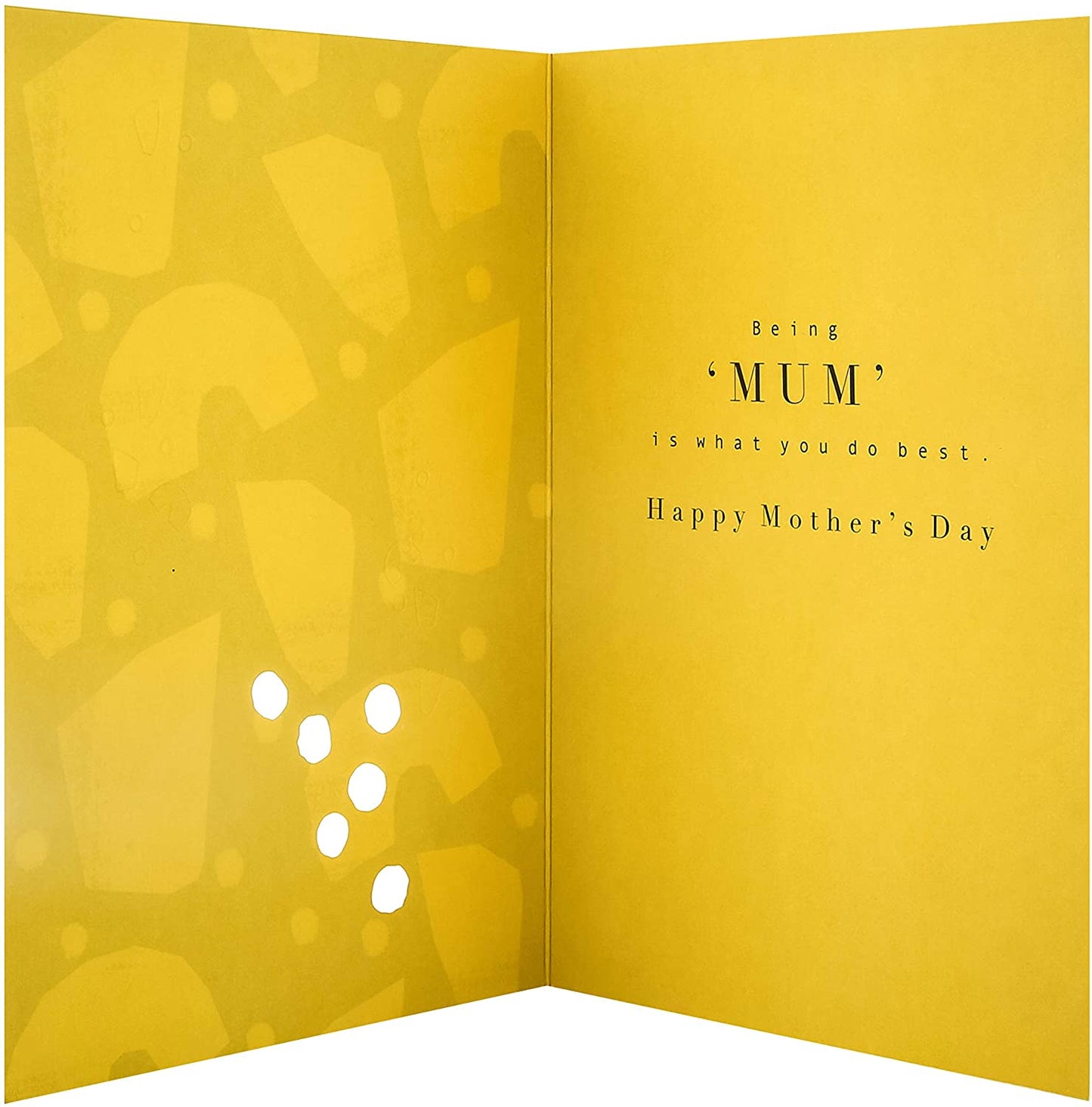 Most Loved Mum Floral with Bee Attachment Mother's Day Card