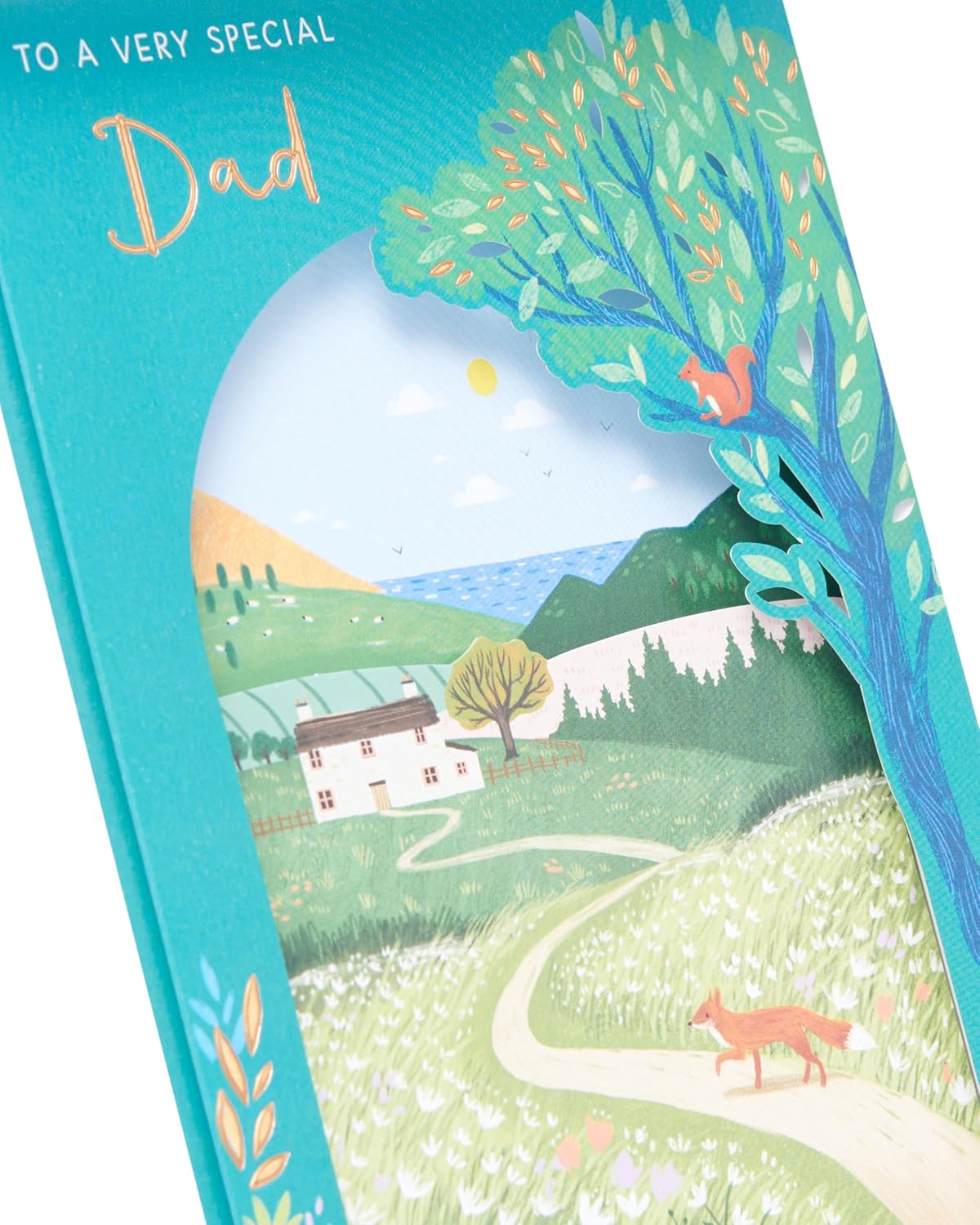Country Scene Design For Dad Father's Day Card