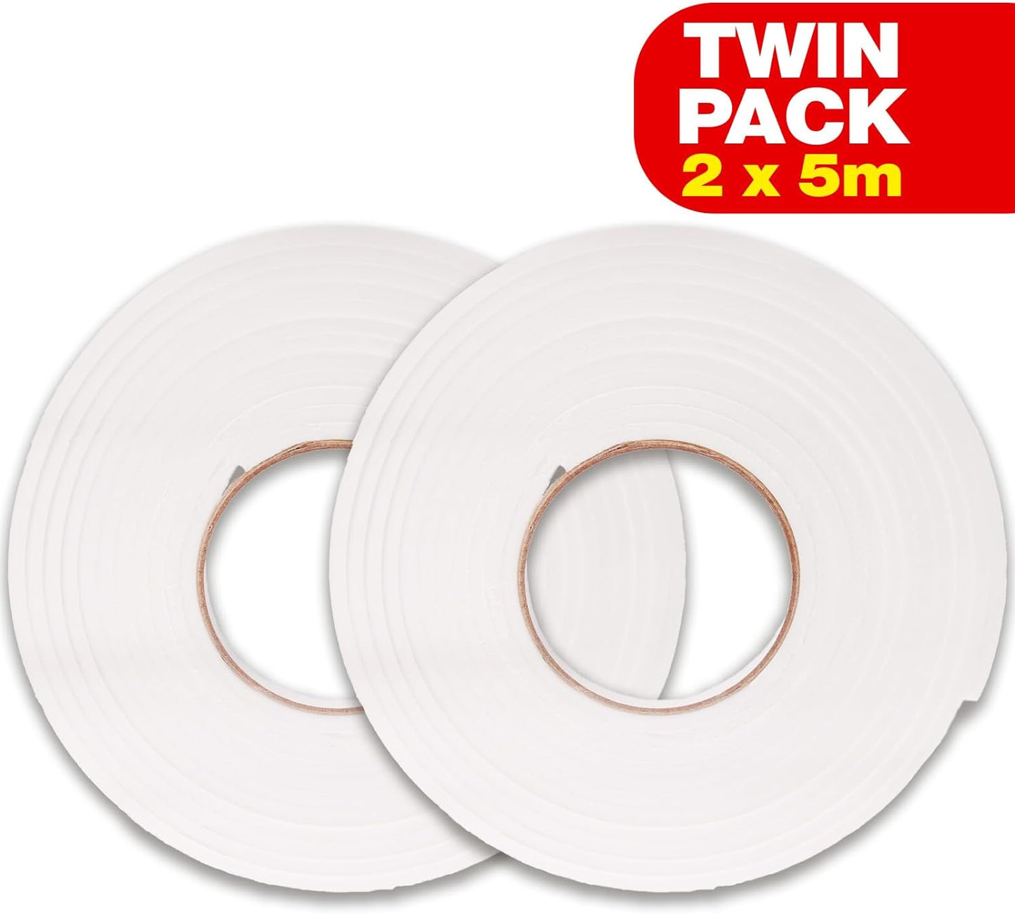 Twin Pack Foam Weather Strip (2X5M)