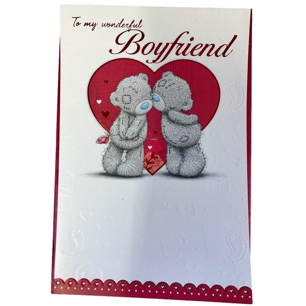 Wonderful Boyfriend Me to You Bear Valentine's Day Card