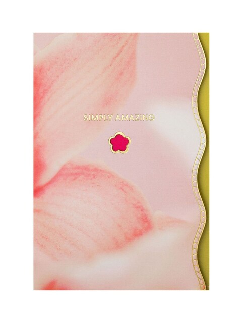 Pink Red Premium 'Simply Amazing' Open Card Vivid Aura