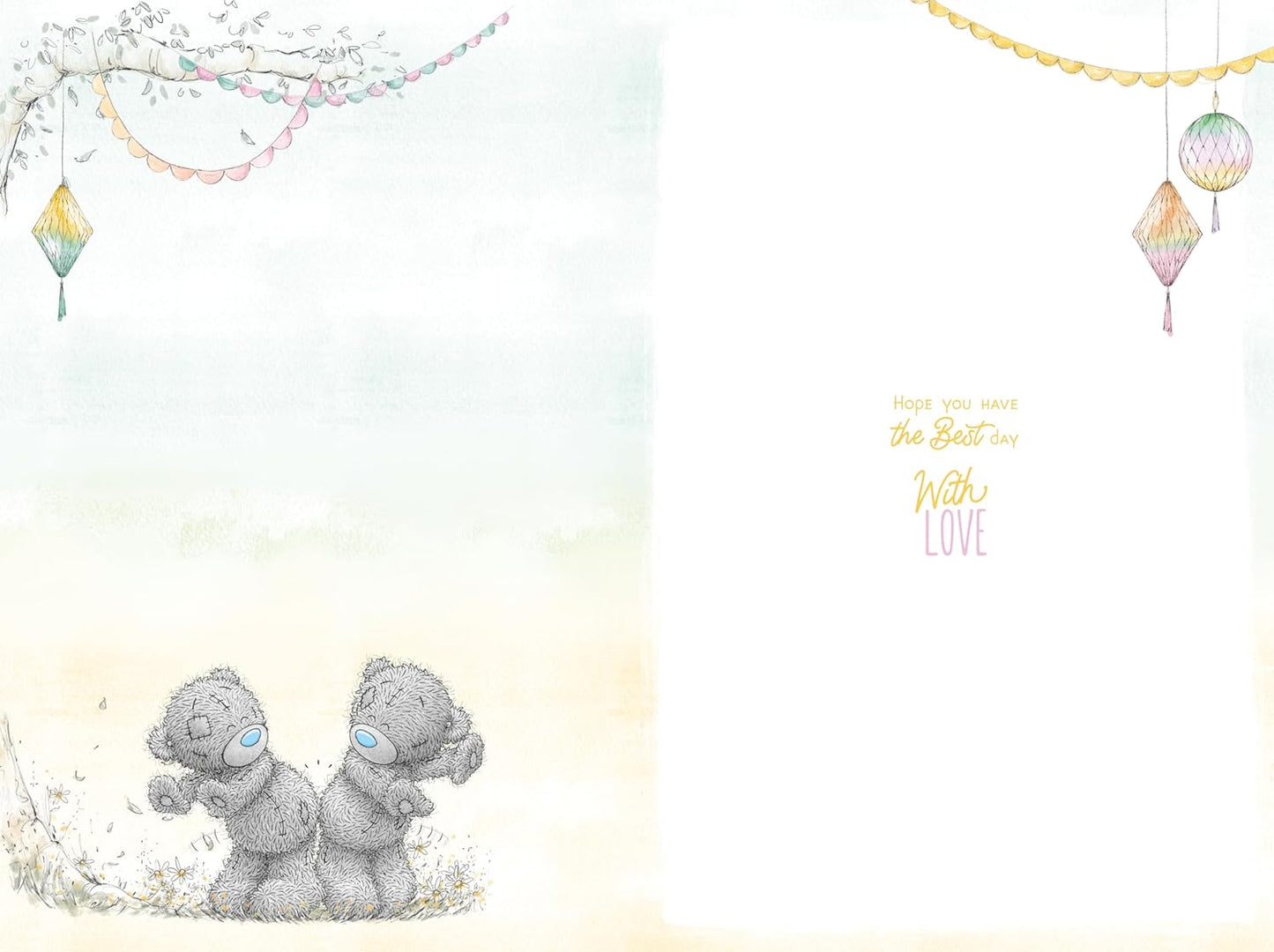 Bears Amongst Lanterns Wonderful Friend Birthday Card