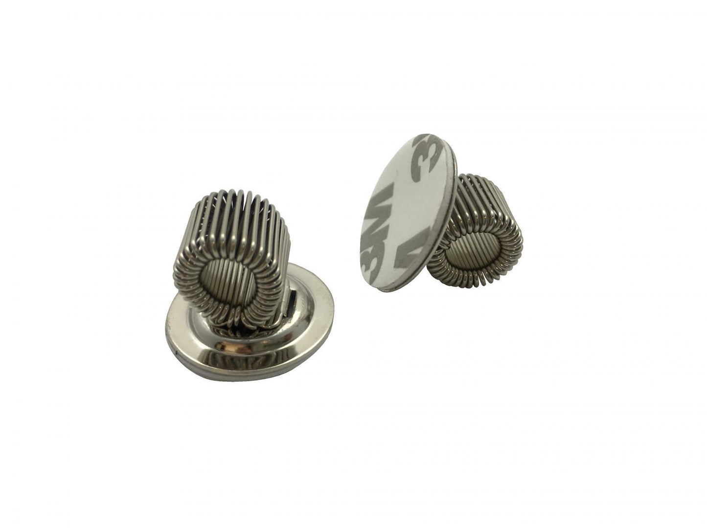 Pack of 6 Self Adhesive Single Metal Clip Pen Holders