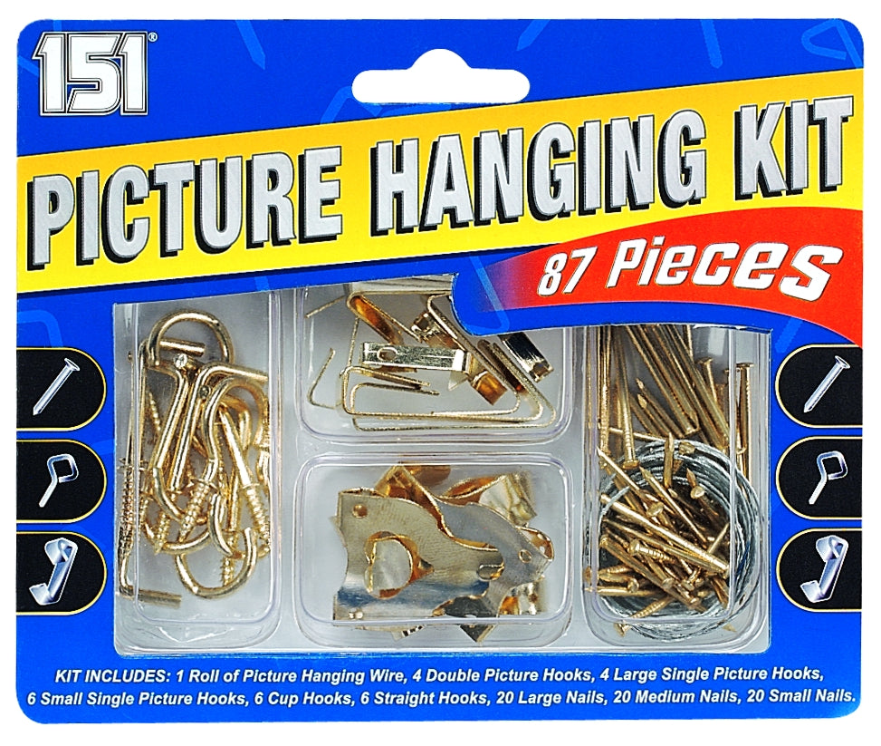 Picture Hanging Kit 87 Pieces