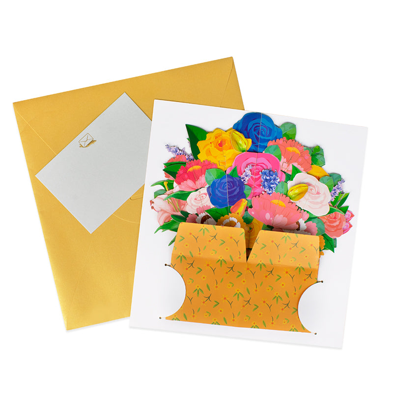 Bloom Box Garden Harmony 3D Pop Up Greeting Card