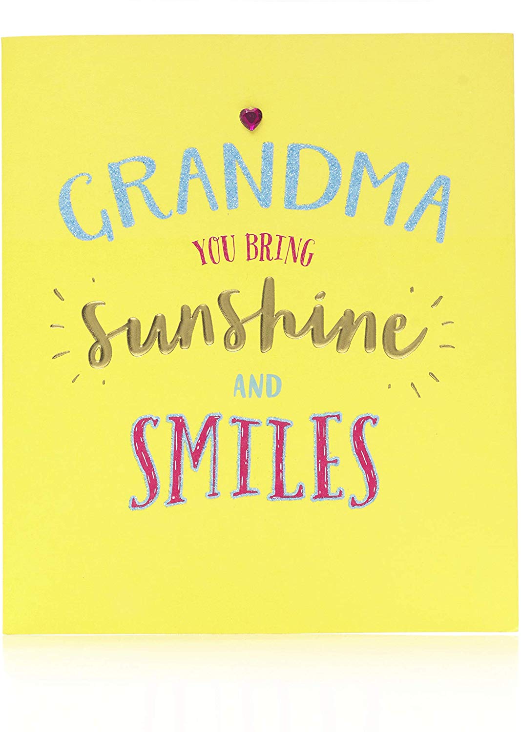 Grandma Bring Sunshine and Smiles Mother's Day Card
