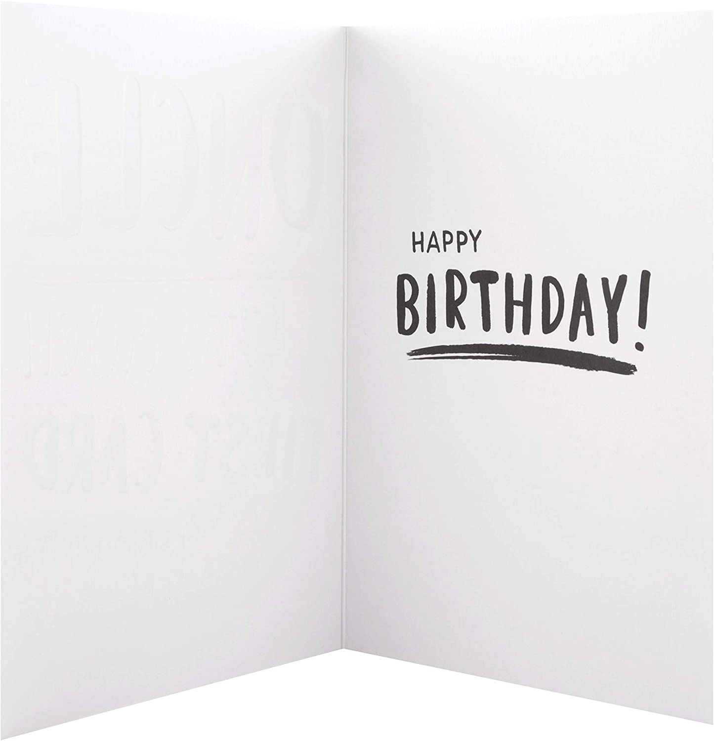Contemporary Humour Design Uncle Birthday Card 