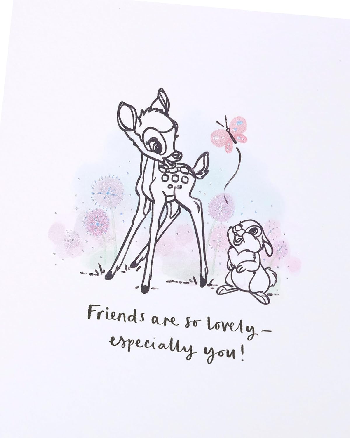 Bambi & Thumper Design Disney Classics Birthday Blank Card