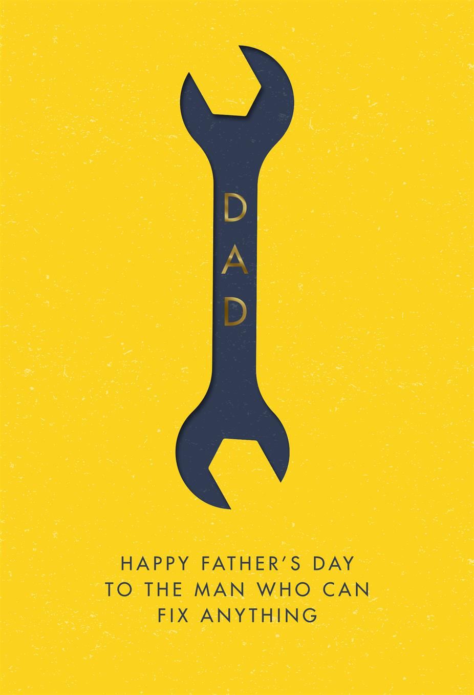 Dad Can Fix Anything Design Father's Day Card