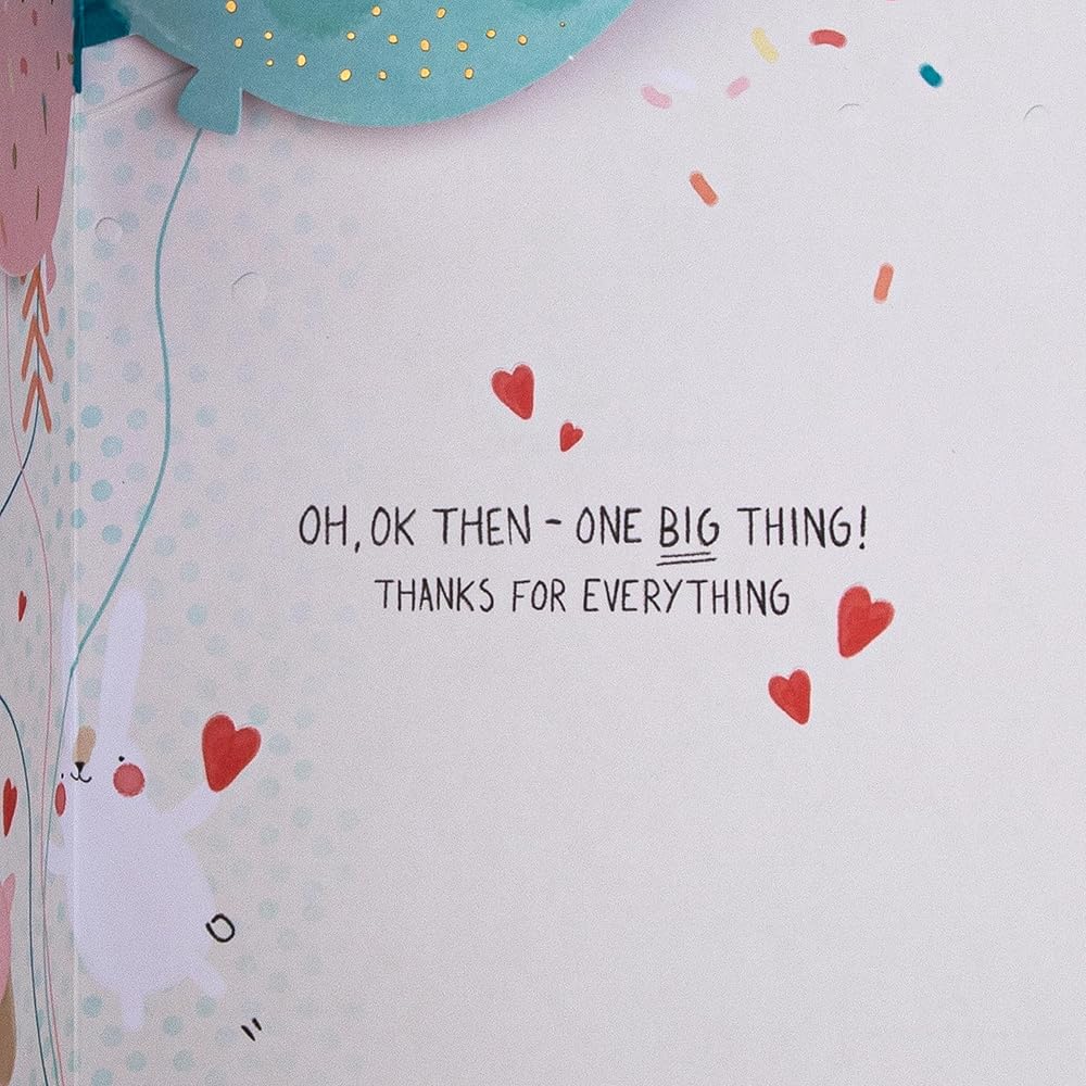 Cute Animals on Podiums Pop Up Design From Son, Daughter Mother's Day Card