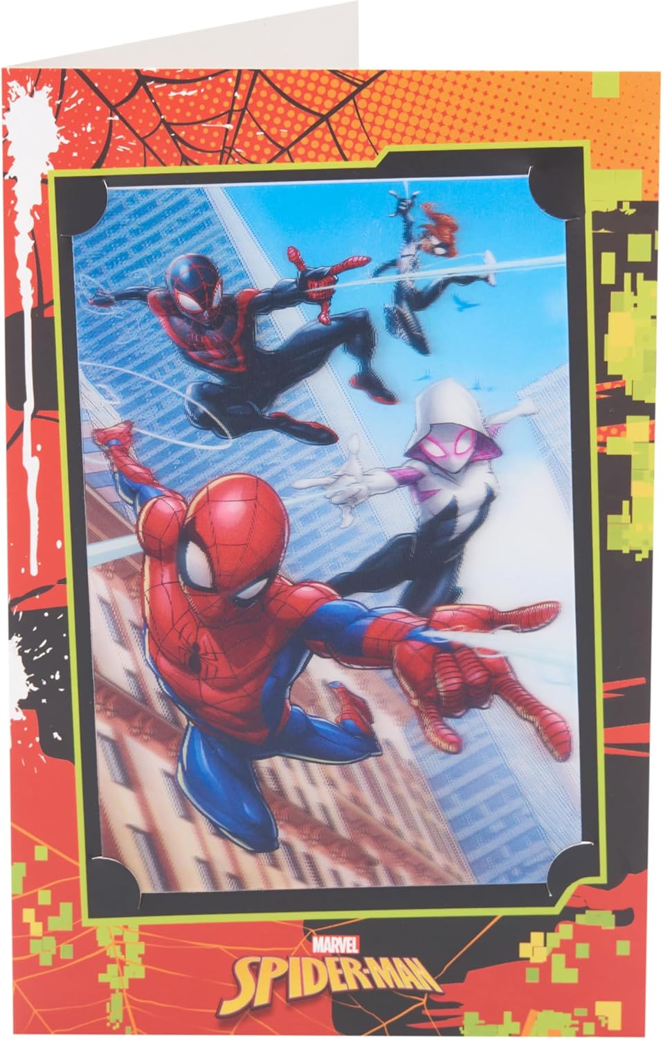 Marvel Spider-Man 3D Keepsake Design Birthday Card