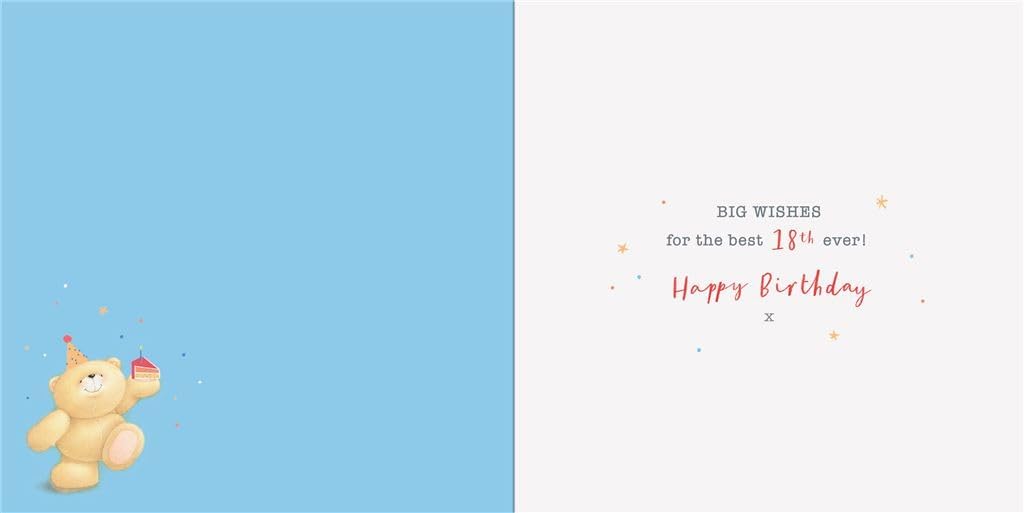 Forever Friends Time to Celebrate Theme 18th Birthday Card