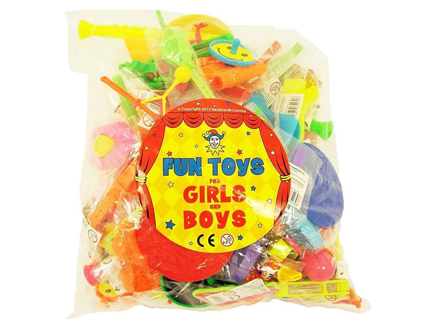 Fun Toys for Girls and Boys - 100 Party Bag Items