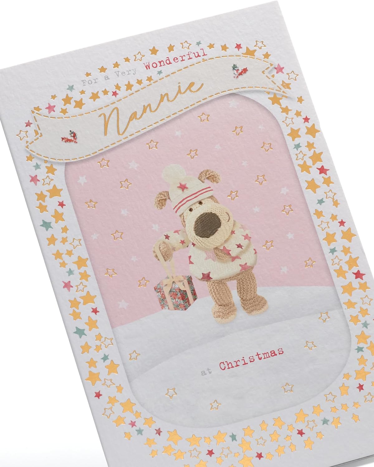 Boofle Very Wonderful Nannie Christmas Card