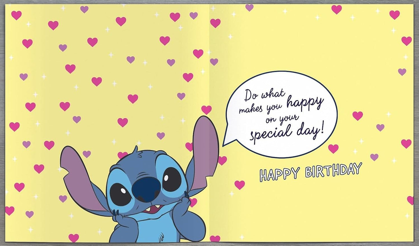 Unique Stitch Design For Girls 4th Birthday Card