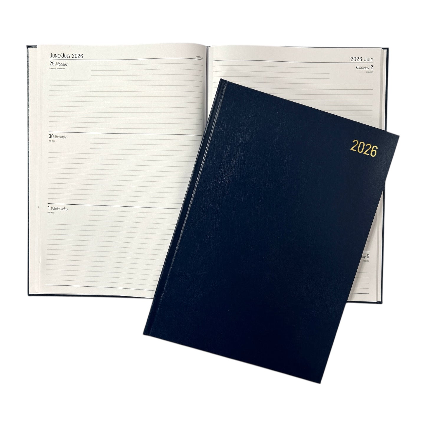 Janrax 2026 A4 Week To View Blue Desk Diary