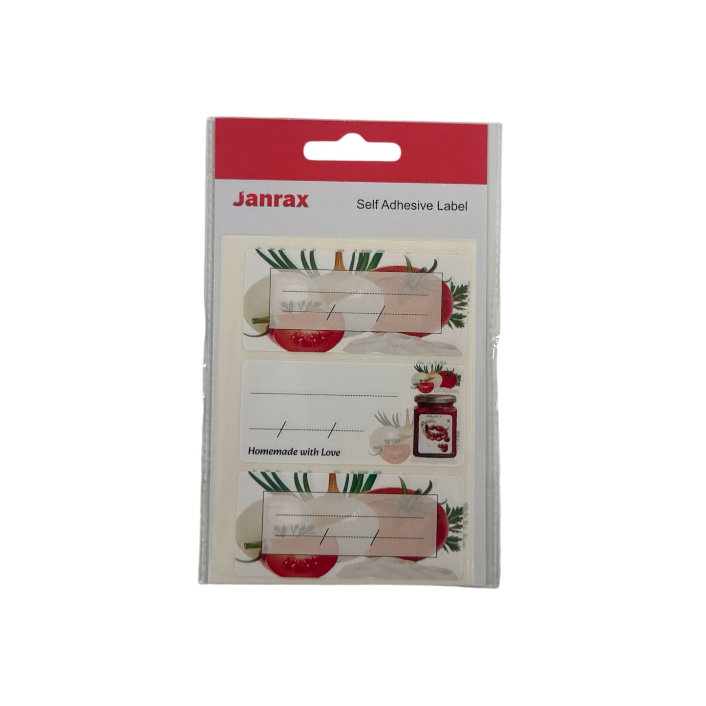 Pack of 12 Chutney Jar Labels 34x75mm