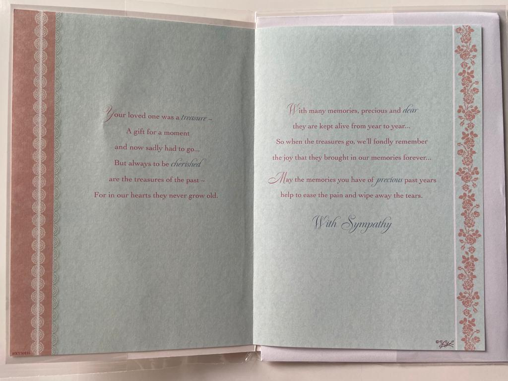 Deepest Sympathy Card On The Loss Your Loved One Sentimental Verse