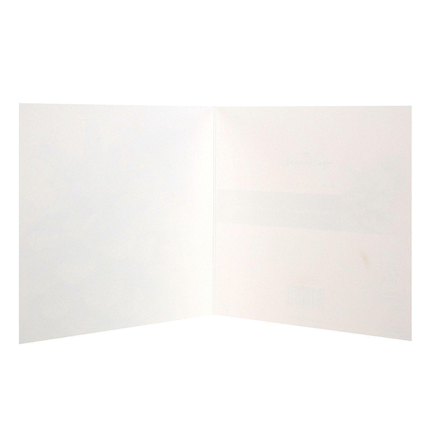 Blank Christmas Card 'Glittered Pinecone'