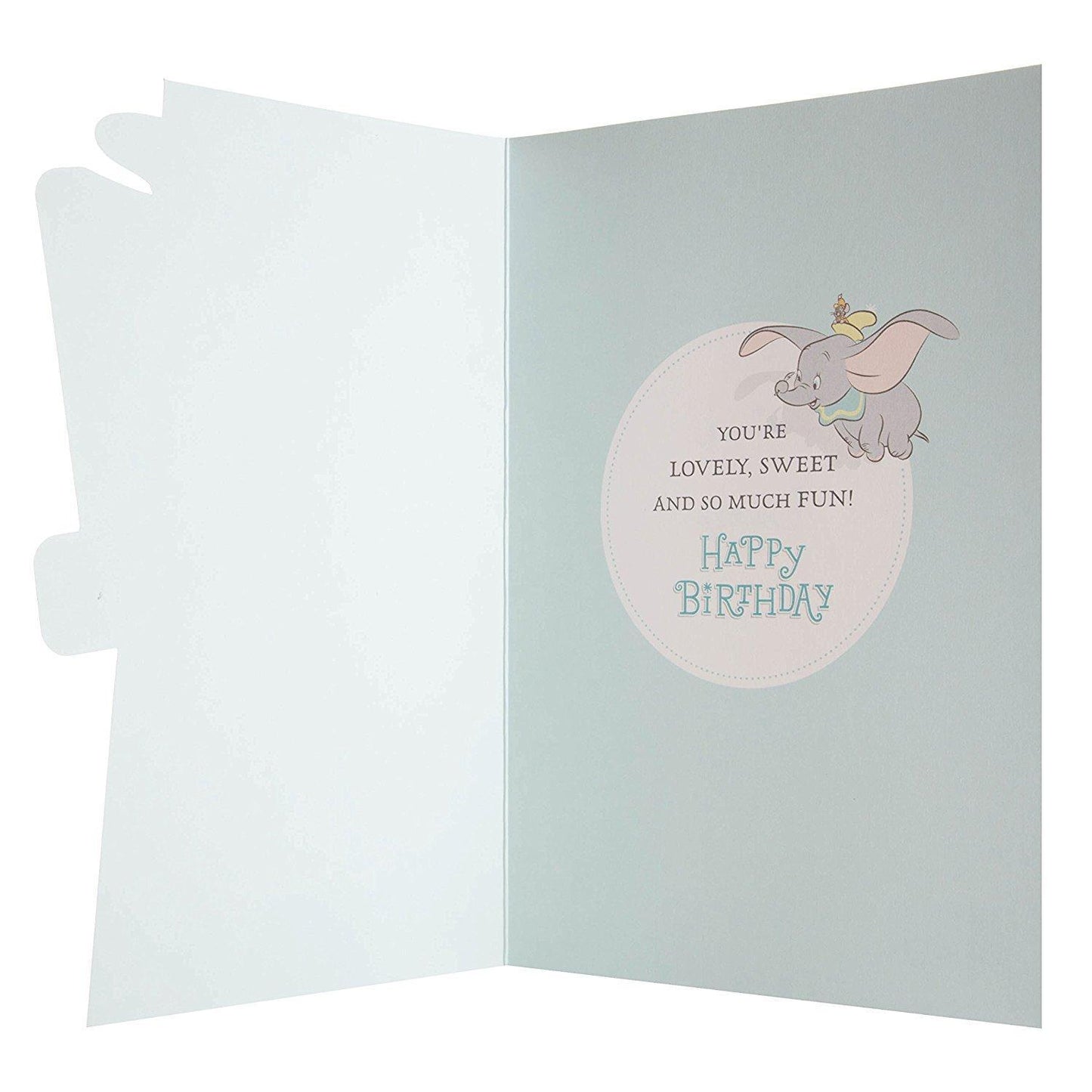 Dumbo Sweet 3D 1st Birthday Age 1 Card "For Son"