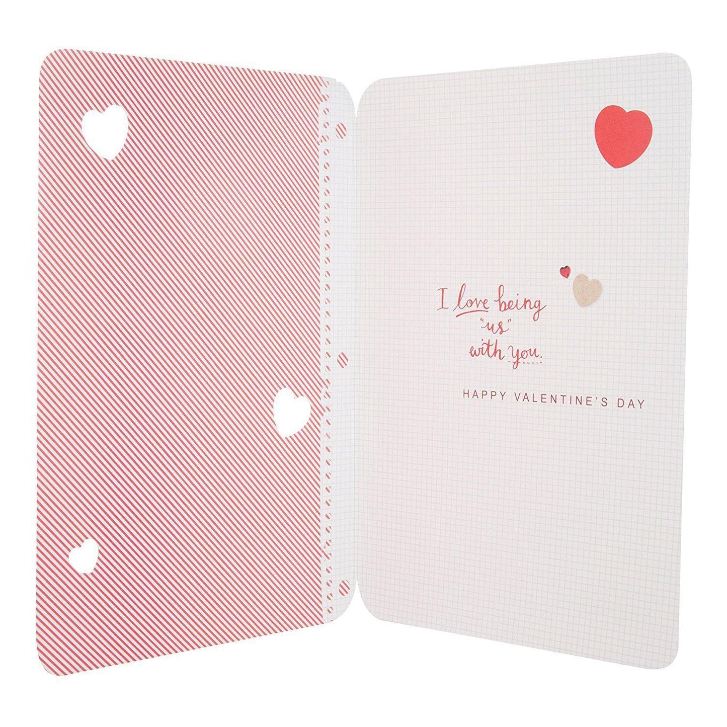 Hallmark 25483344 Valentine's Day Card "Love Being Us"