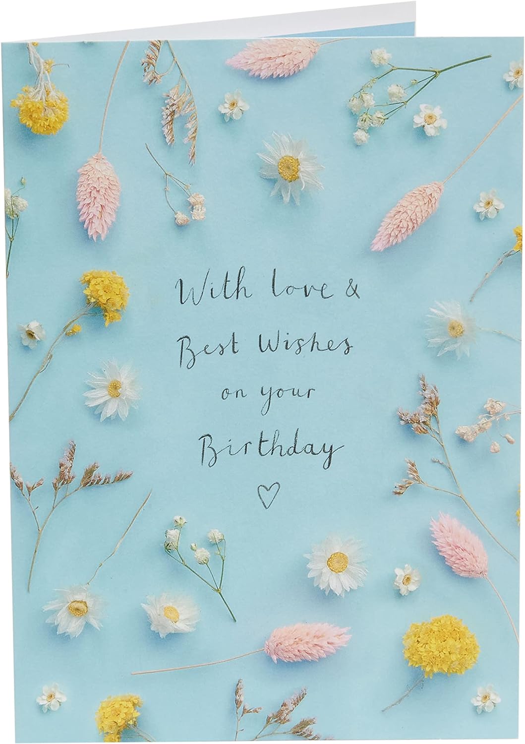 Floral Stem Design Birthday Card