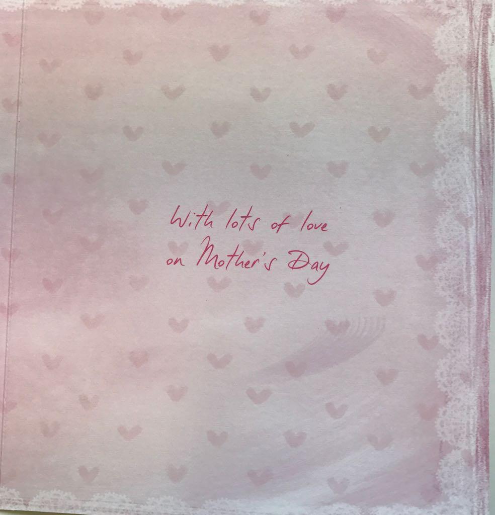 Lovely Mum Softly Drawn Me to You Bear Mother's Day Card