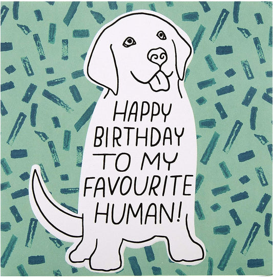 Birthday Card from the Dog Embossed Studio Ink Design