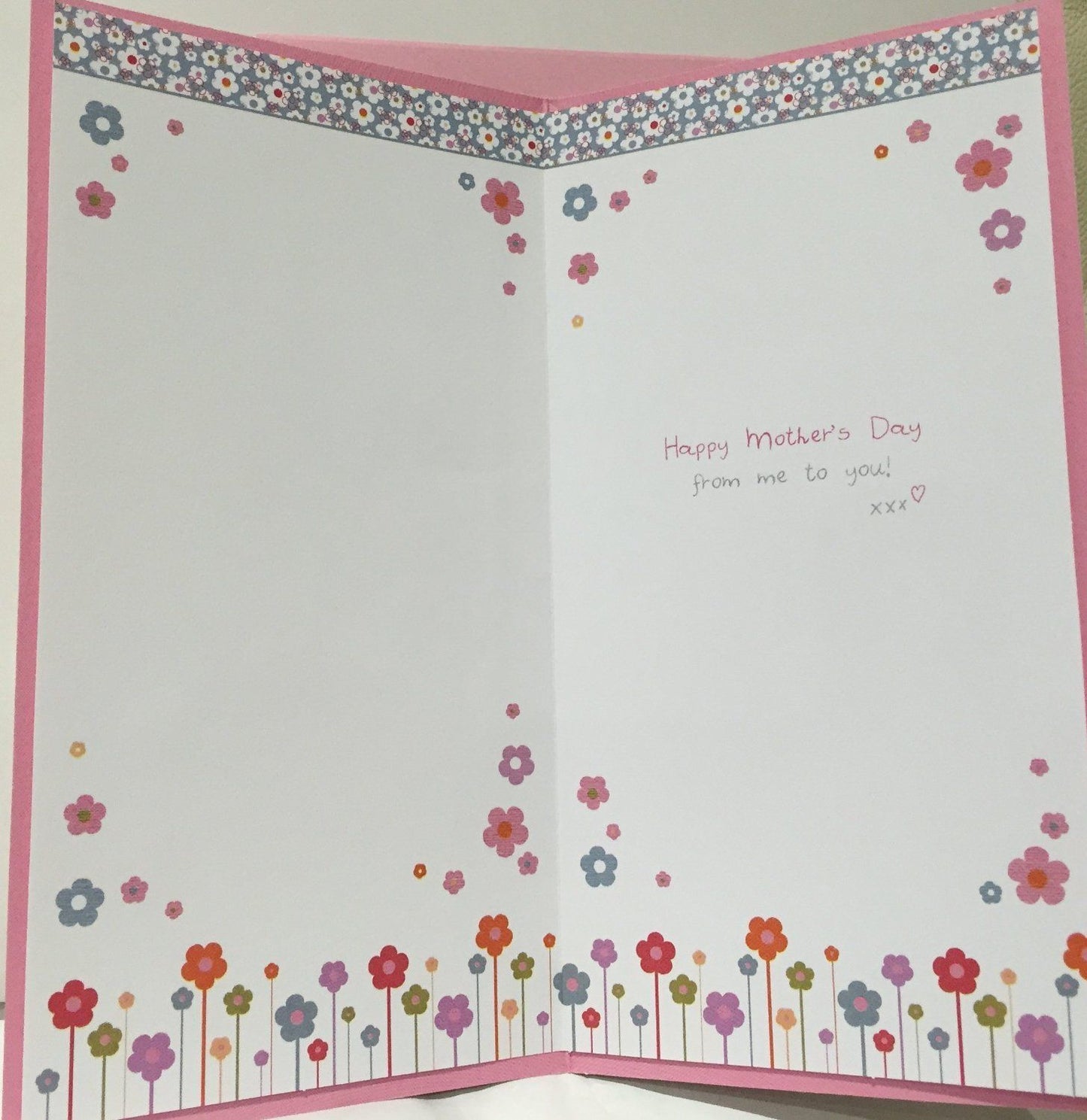 With Love Boofle With Flowers & Envelope Design Mother's Day Card