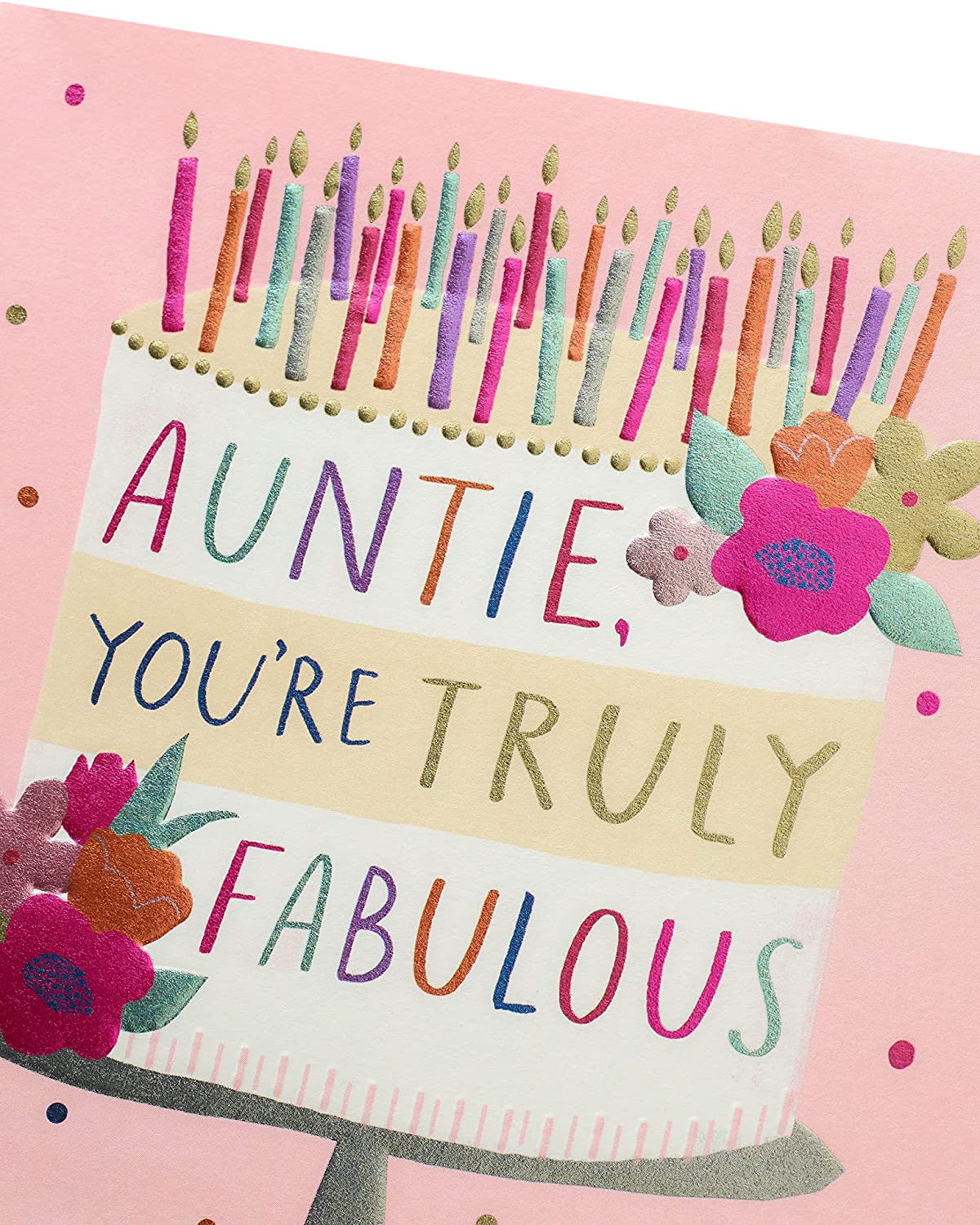 Fabulous Auntie Birthday Card