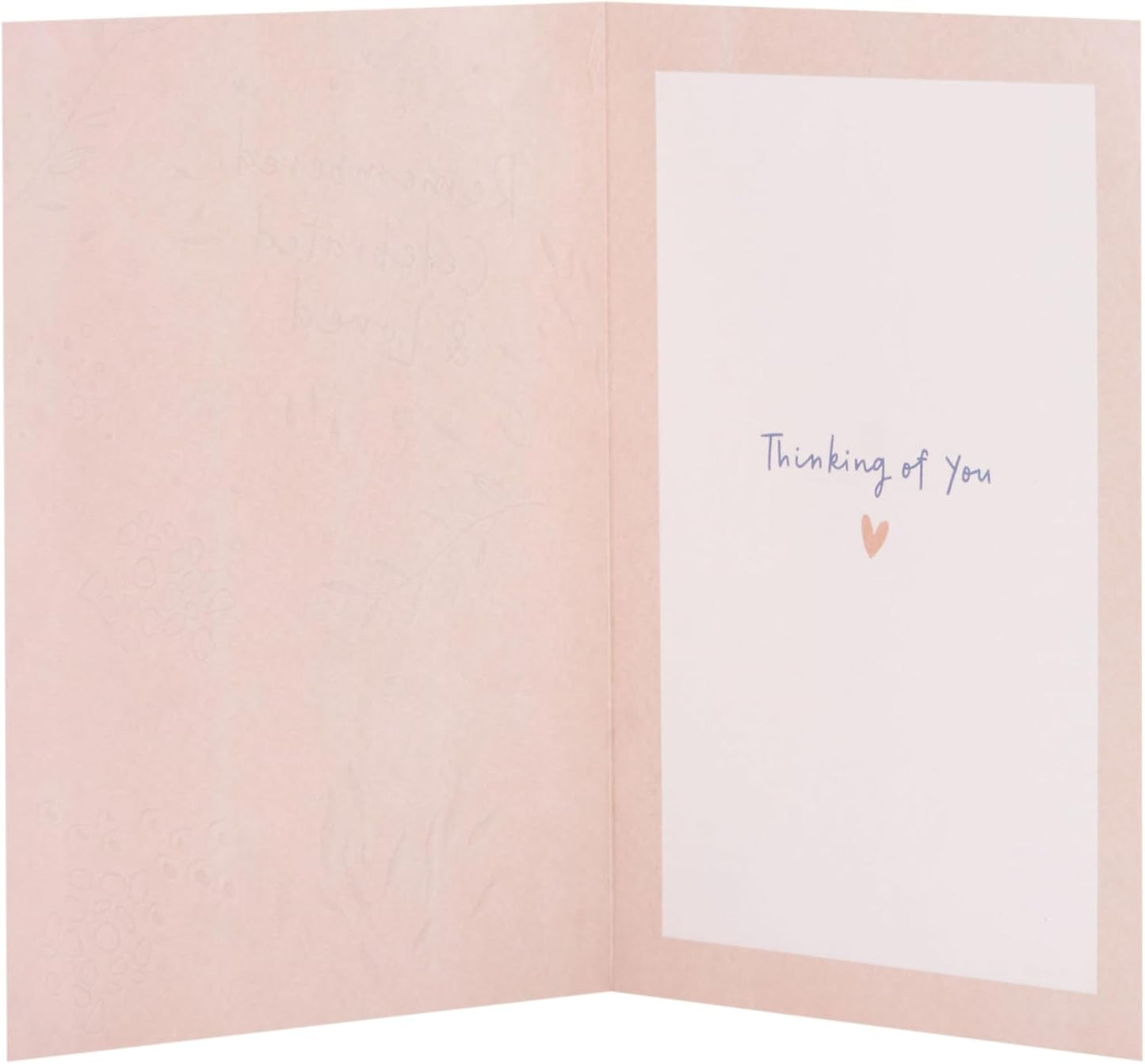 Celebrated & Loved Design Sympathy Card