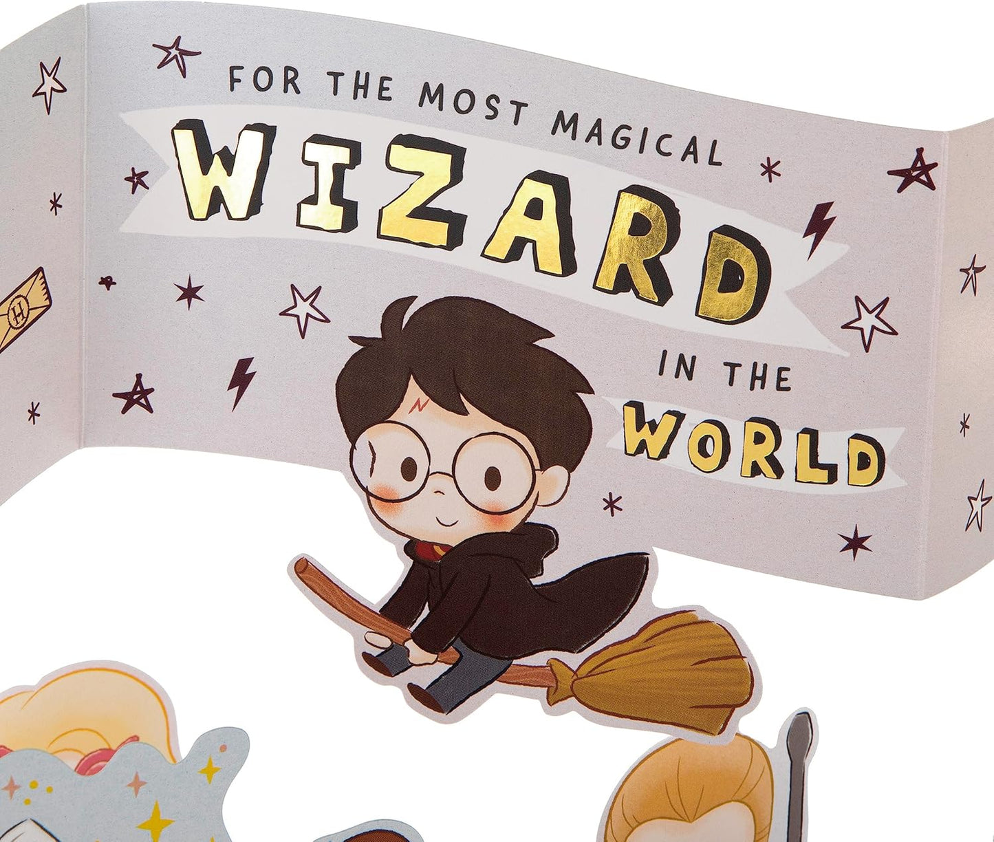 3D Harry Potter Scene Design Birthday Card
