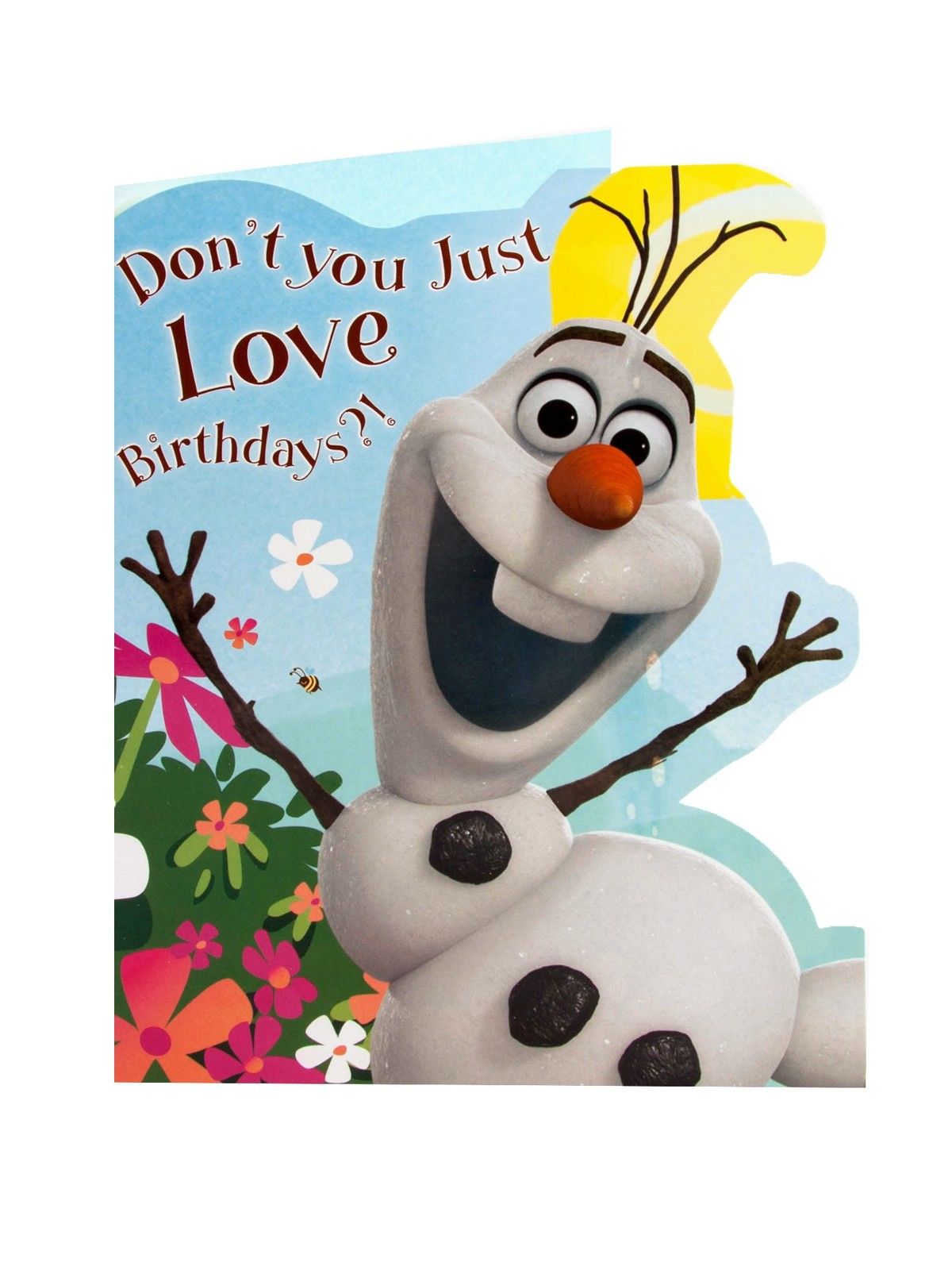 Don't You Just Love Olaf Birthday Card Large