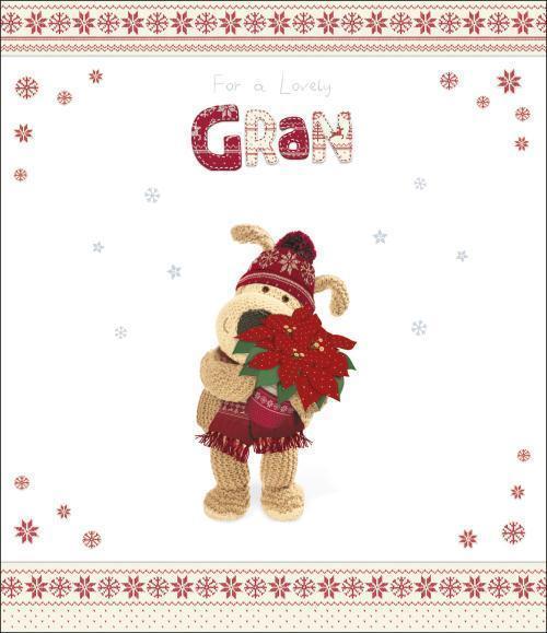 Gran Christmas Greeting Card Cute Boofle 