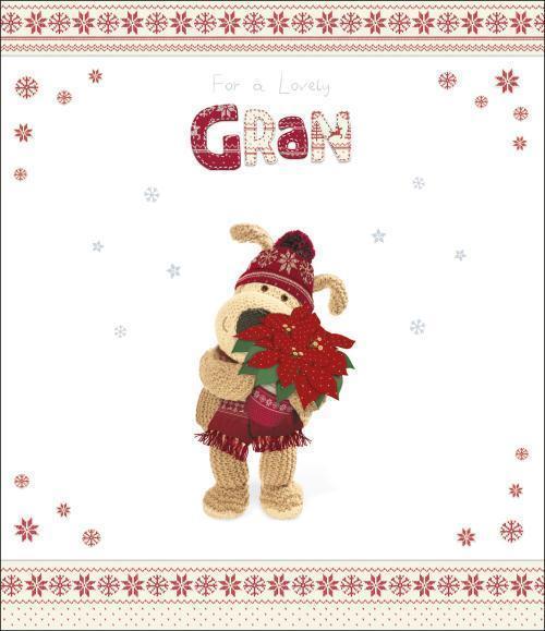 Gran Christmas Greeting Card Cute Boofle