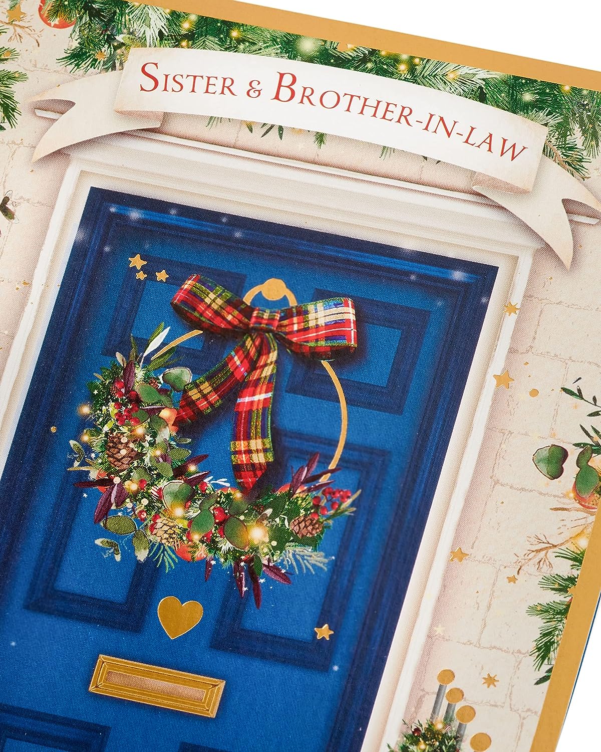 Blue Door Design Sister & Brother-In-Law Christmas Card