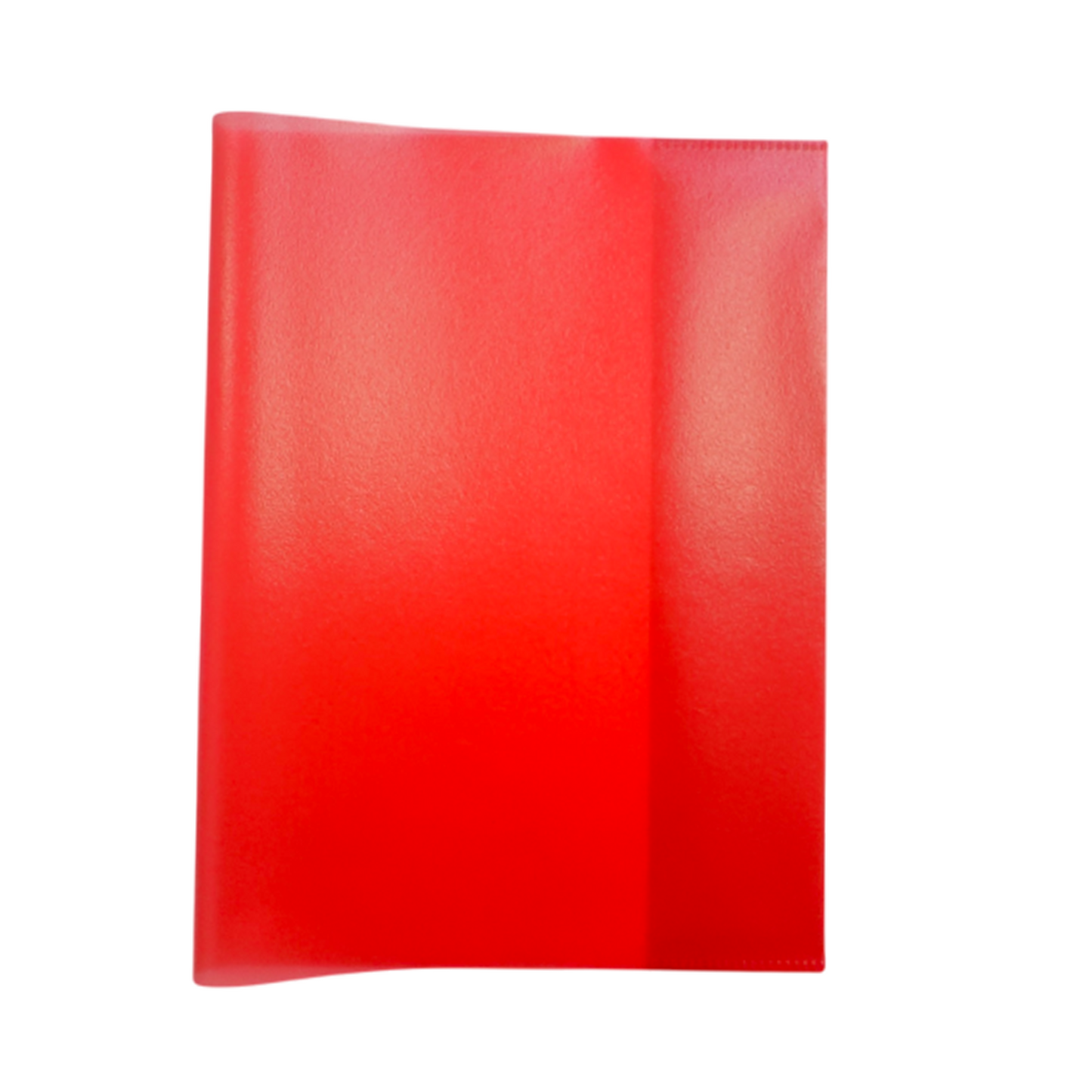 Pack of 10 9x7" Frosted Red Exercise Book Covers