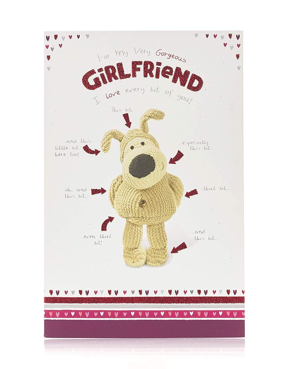 For My Very Gorgeous Girlfriend Boofle Valentine's Day Card