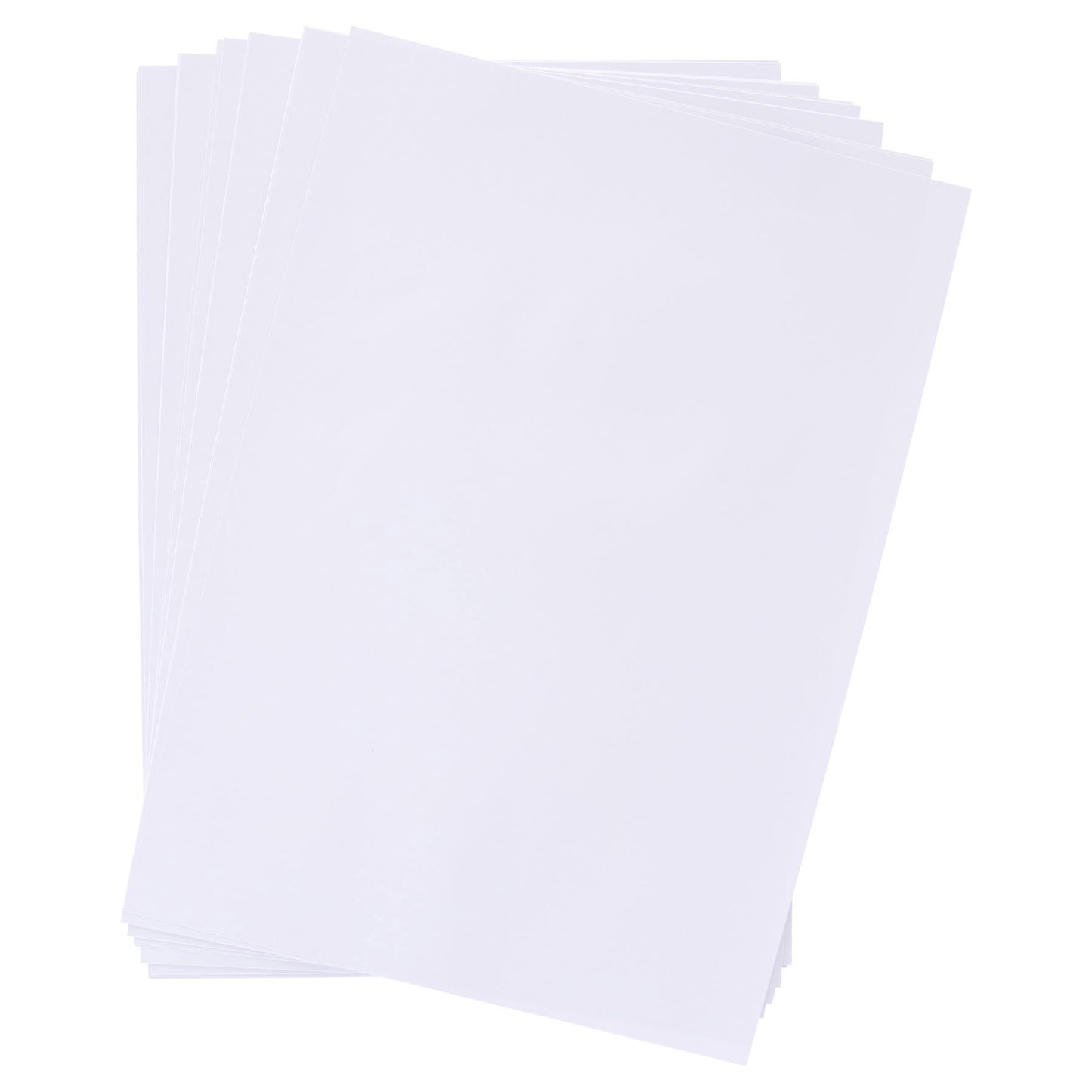 Pack of 50 A4 160gsm White Card Sheets by Premier Activity