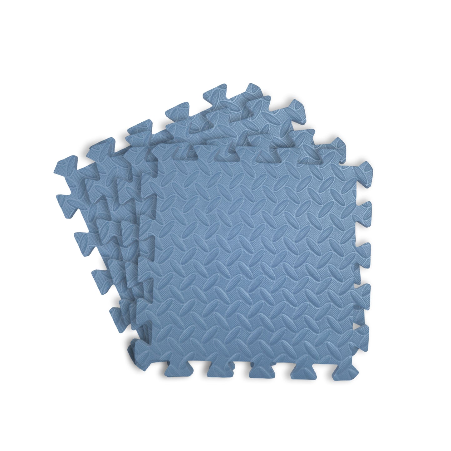 Pack of 4 30x30cm Blue Grey Coloured 1cm Thick EVA Foam Mats