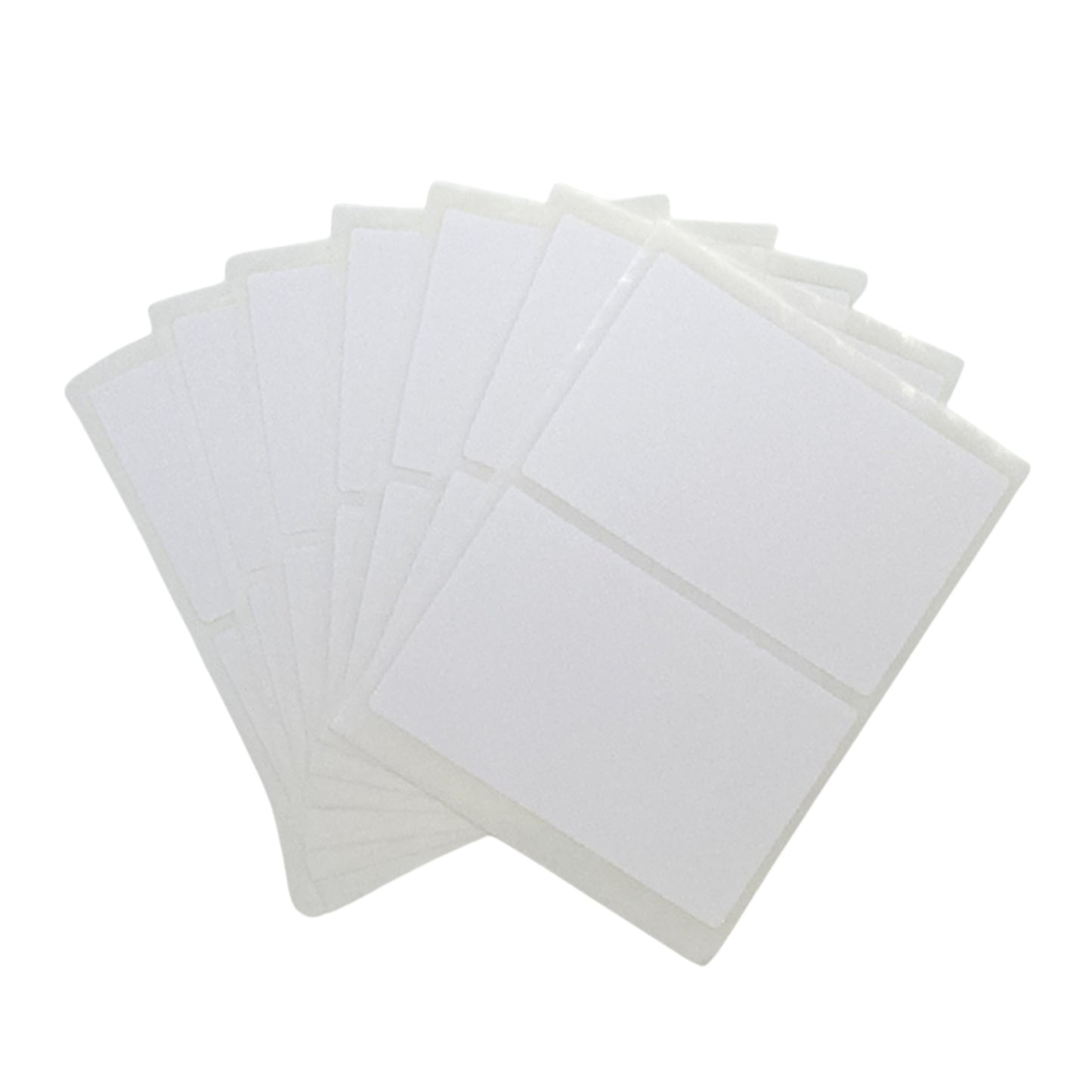 Pack of 14 White 50x80mm Rectangular Labels